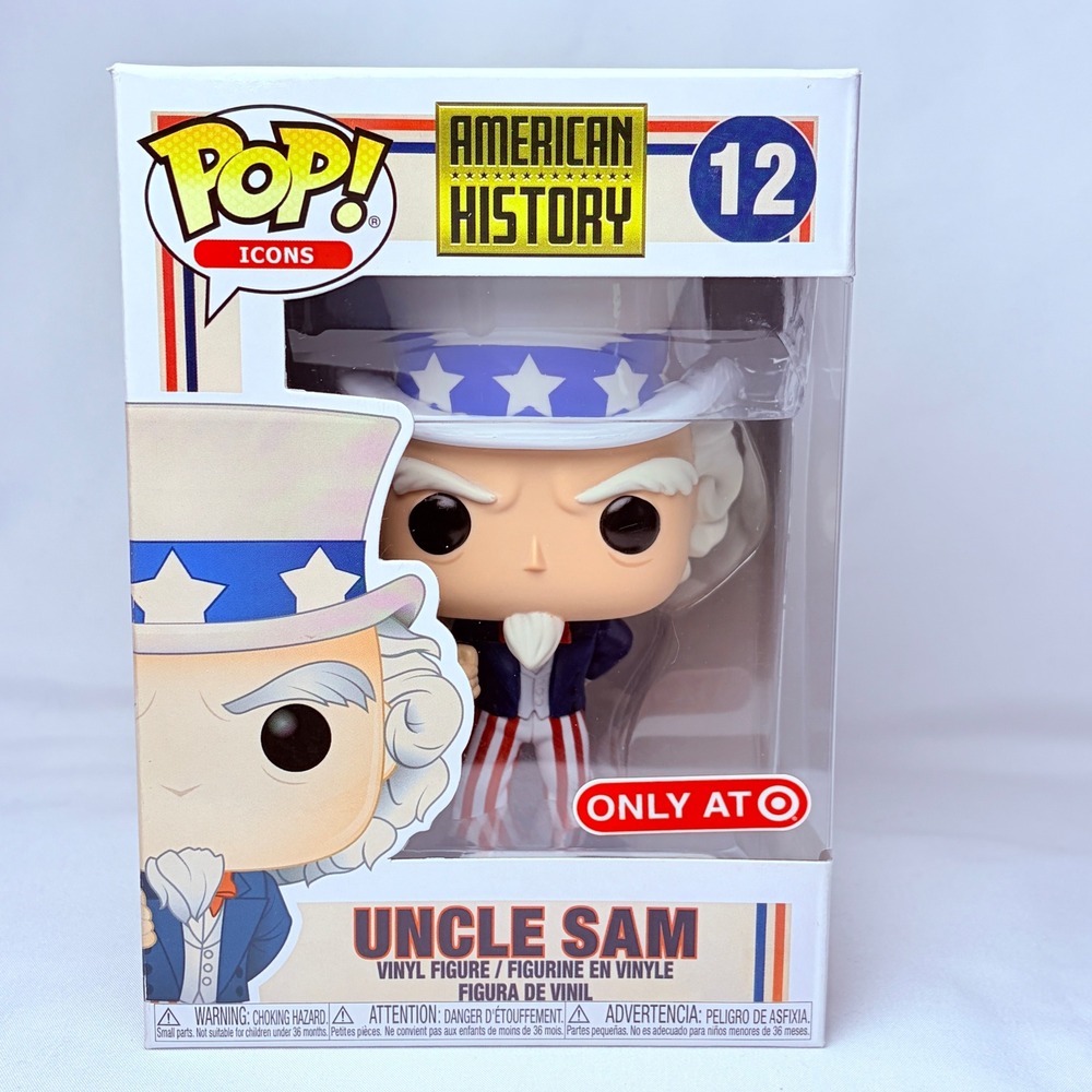 Funko Pop Icons Uncle Sam 12 American History Target Exclusive Red White Blue